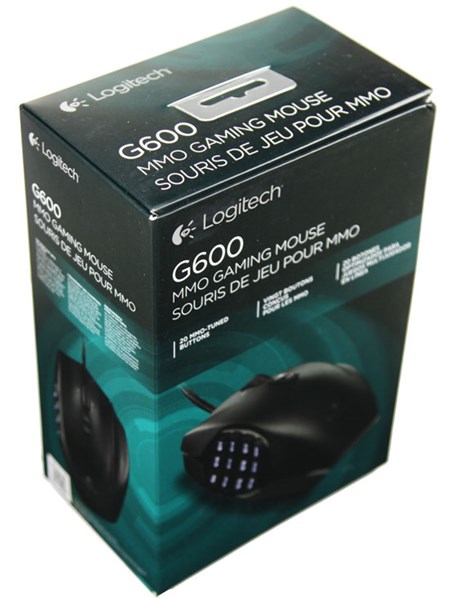 Mouse Gaming Logitech G600 MMO, RGB Backlit, 20 Programmable Buttons